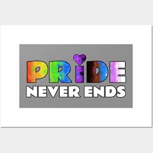 Pride never ends Posters and Art